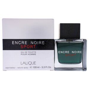 New Lalique Encre Noire Sport Men's EDT Spray 3.3 oz (100 ml) Fragrance